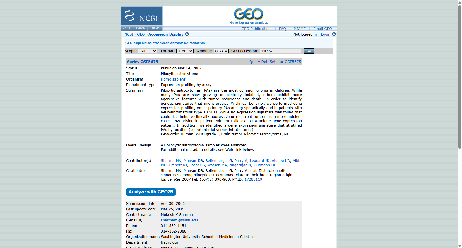 GSE5675