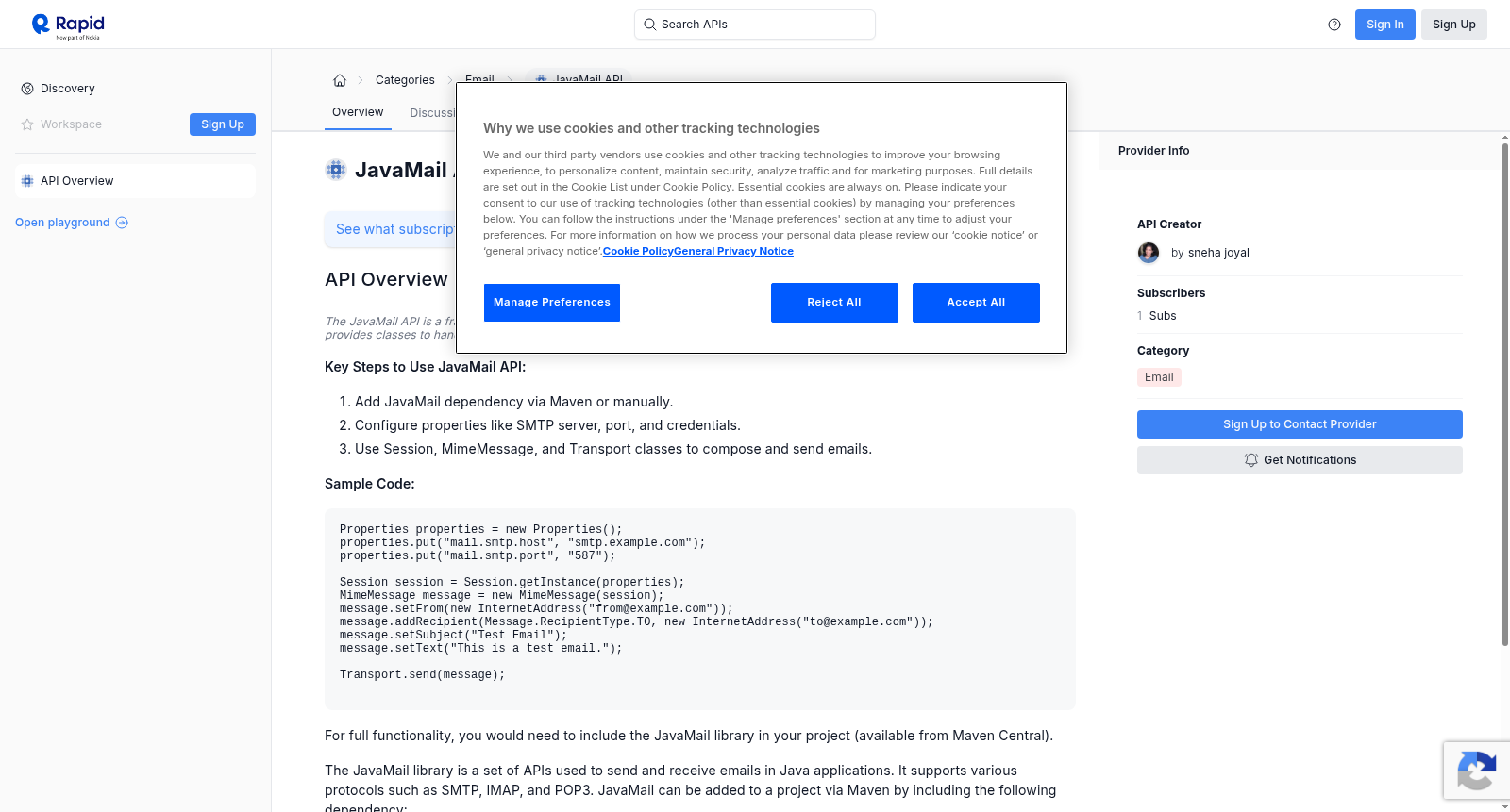 JavaMail API 数据集图片