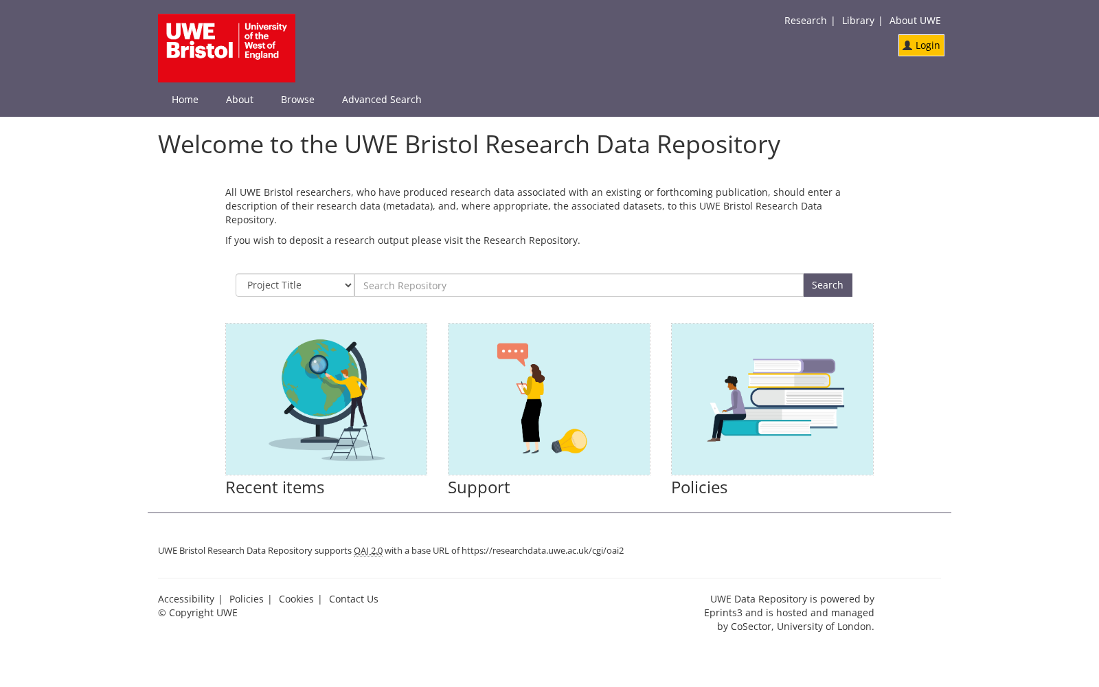 UWE Bristol Research Data Repository 数据集图片