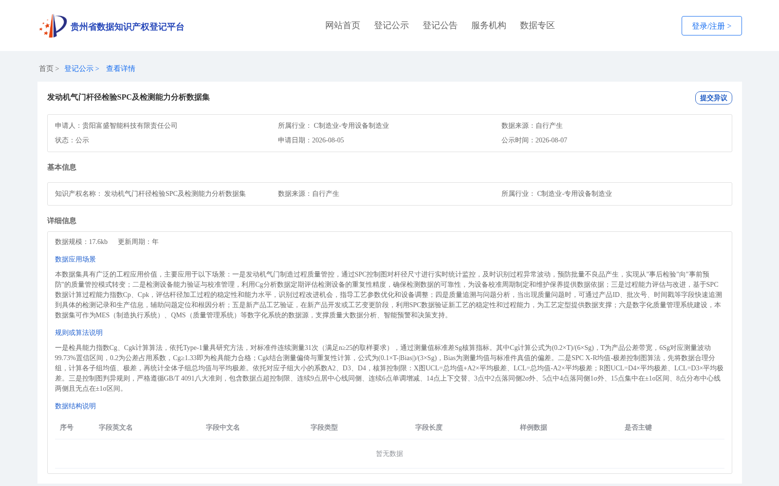 发动机气门杆径检验SPC及检测能力分析数据集 数据集图片