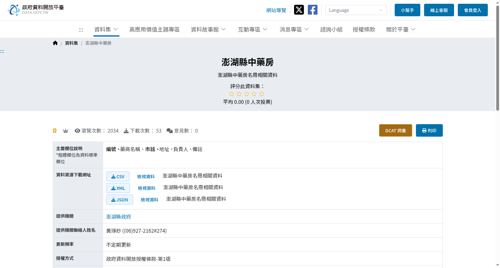 澎湖縣中藥房 数据集图片
