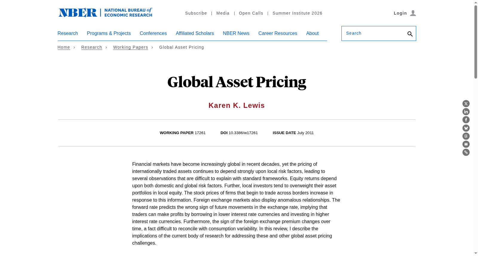 Global Asset Pricing 数据集图片