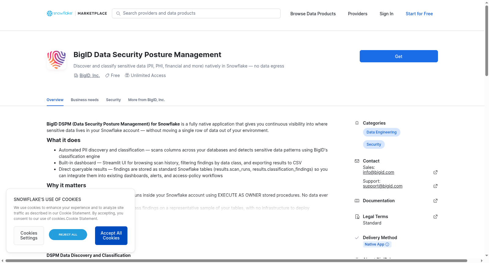 BigID Data Security Posture Management 数据集图片
