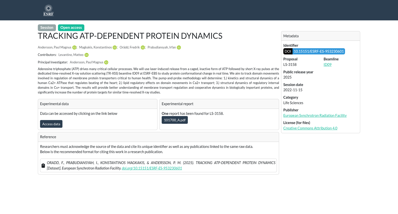 TRACKING ATP-DEPENDENT PROTEIN DYNAMICS 数据集图片