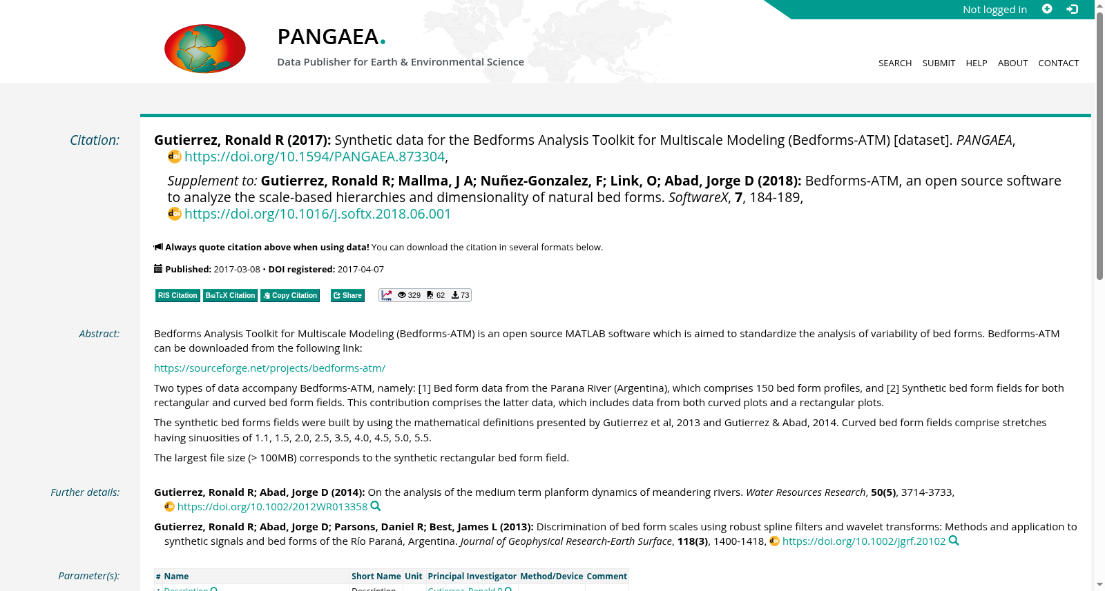Synthetic data for the Bedforms Analysis Toolkit for Multiscale Modeling (Bedforms-ATM) 数据集图片