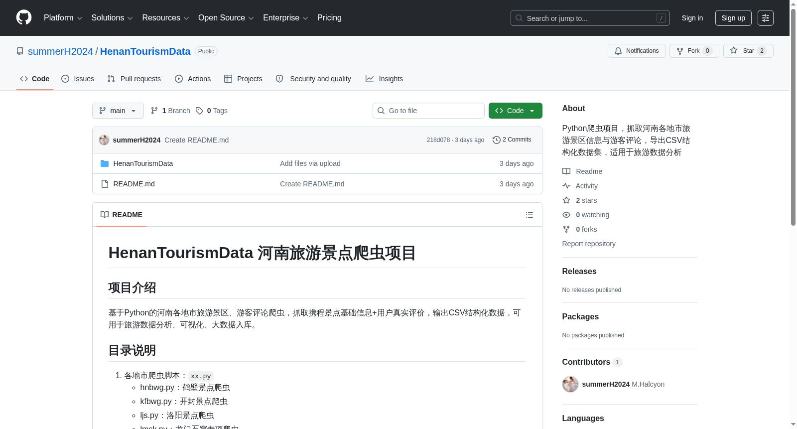 HenanTourismData 数据集图片