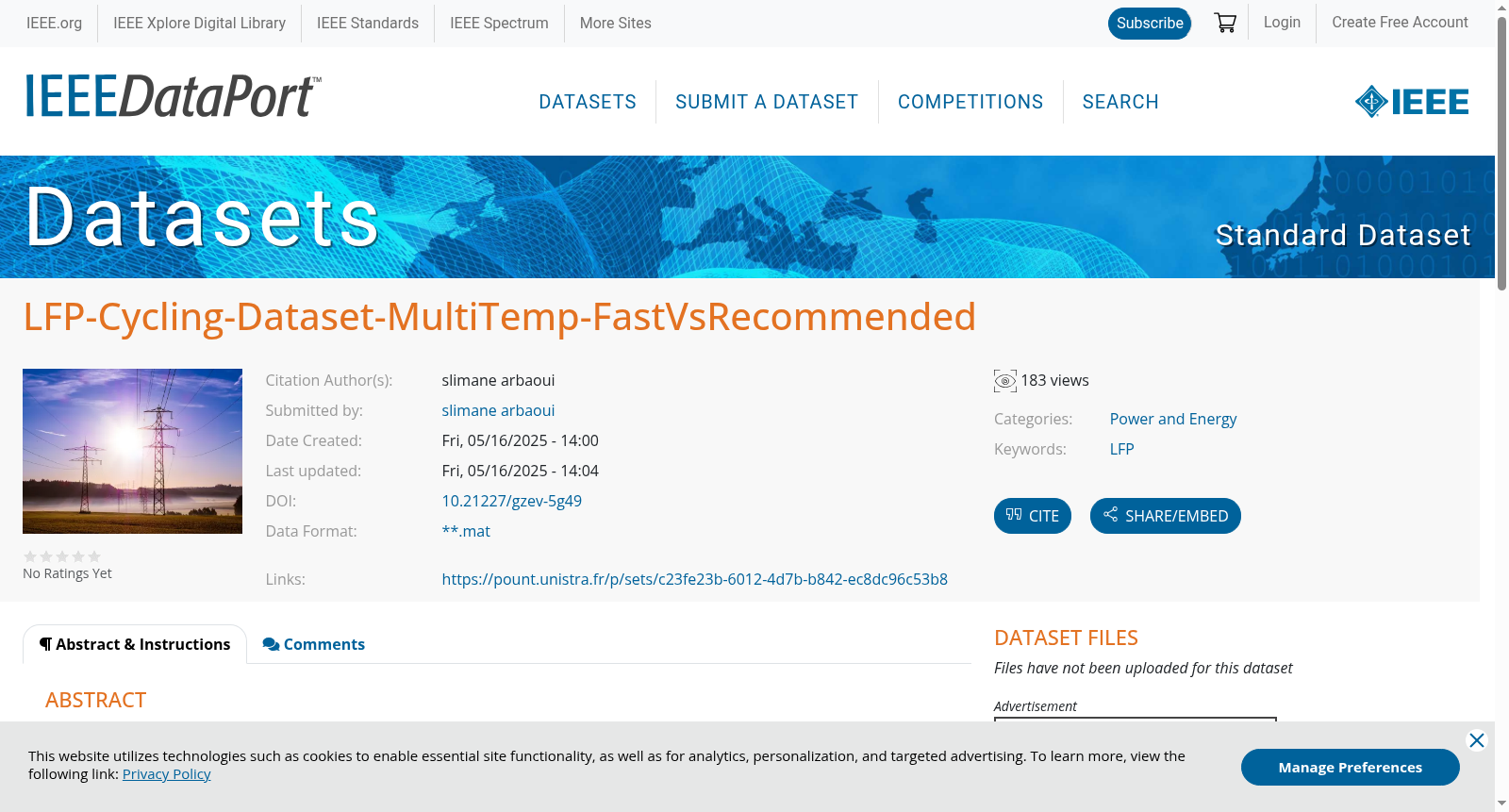 "LFP-Cycling-Dataset-MultiTemp-FastVsRecommended" 数据集图片