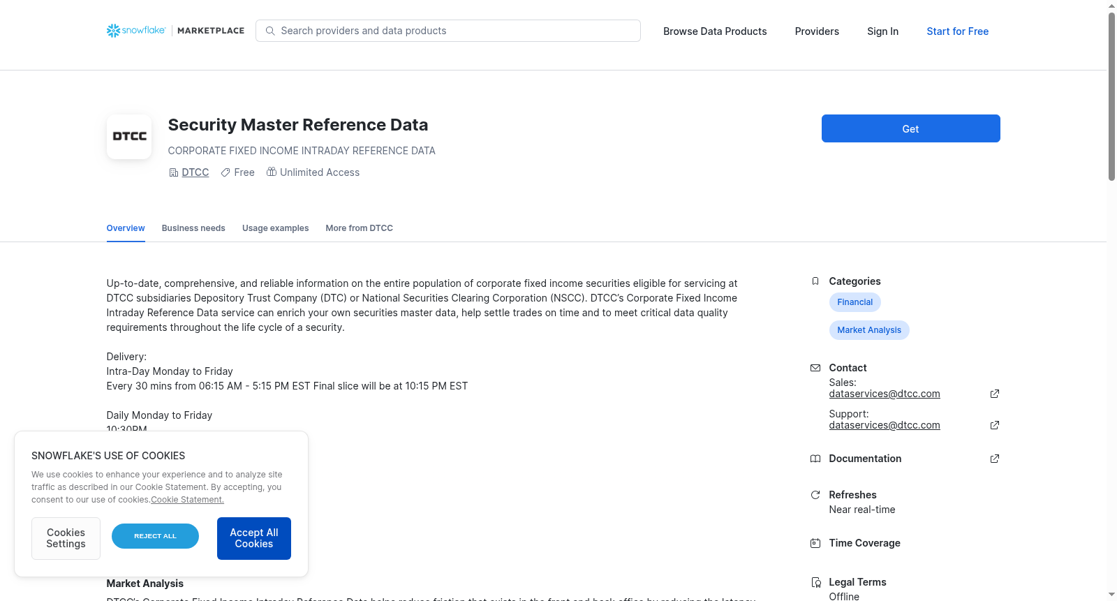 Security Master Reference Data 数据集图片