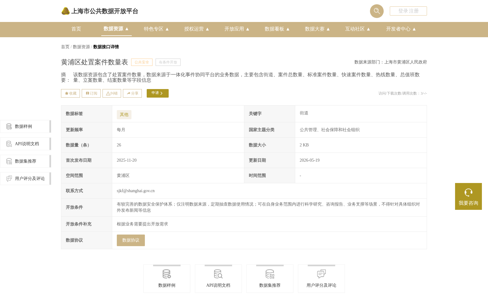 黄浦区处置案件数量表 数据集图片