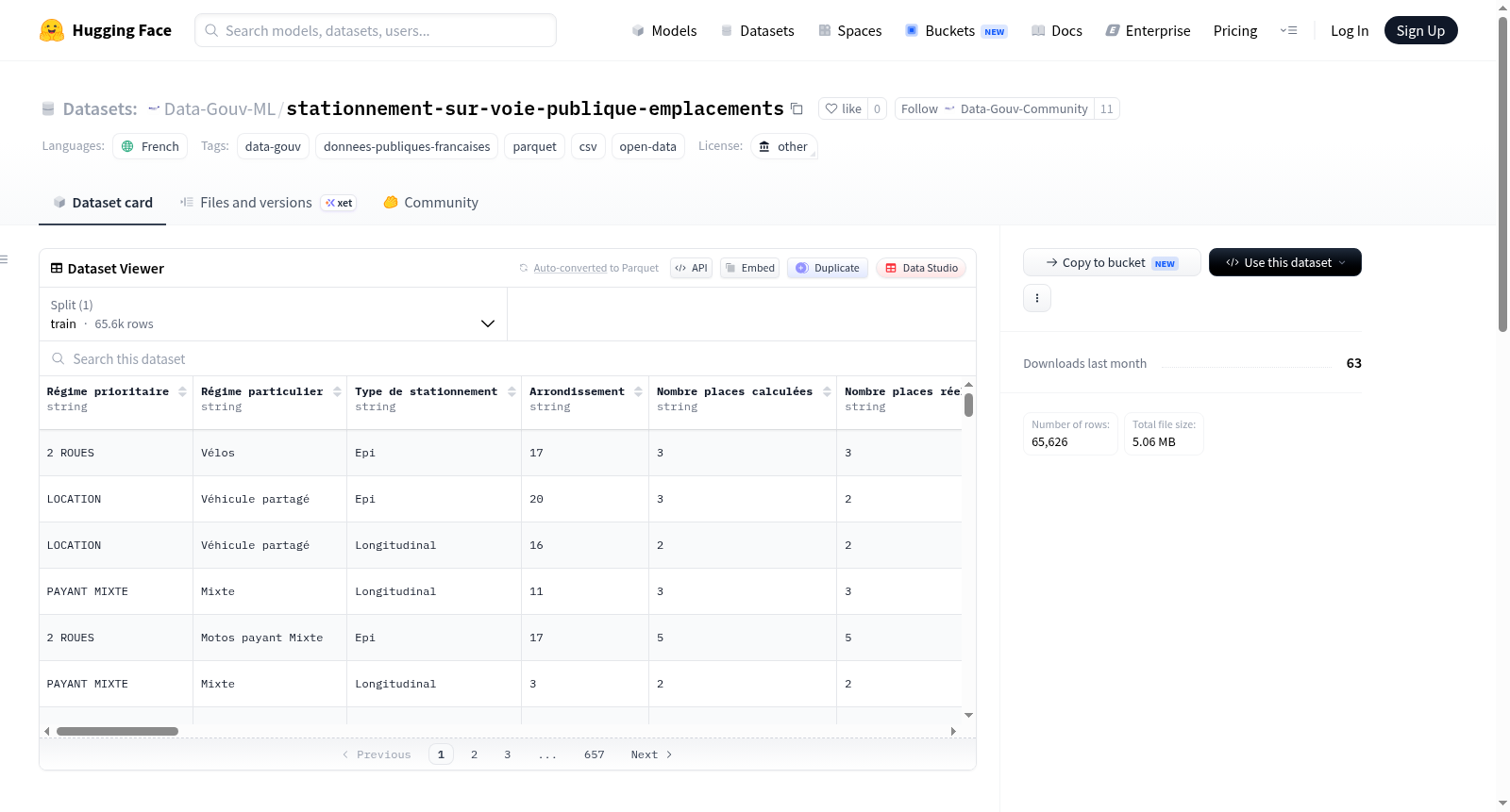 Data-Gouv-FR/stationnement-sur-voie-publique-emplacements 数据集图片