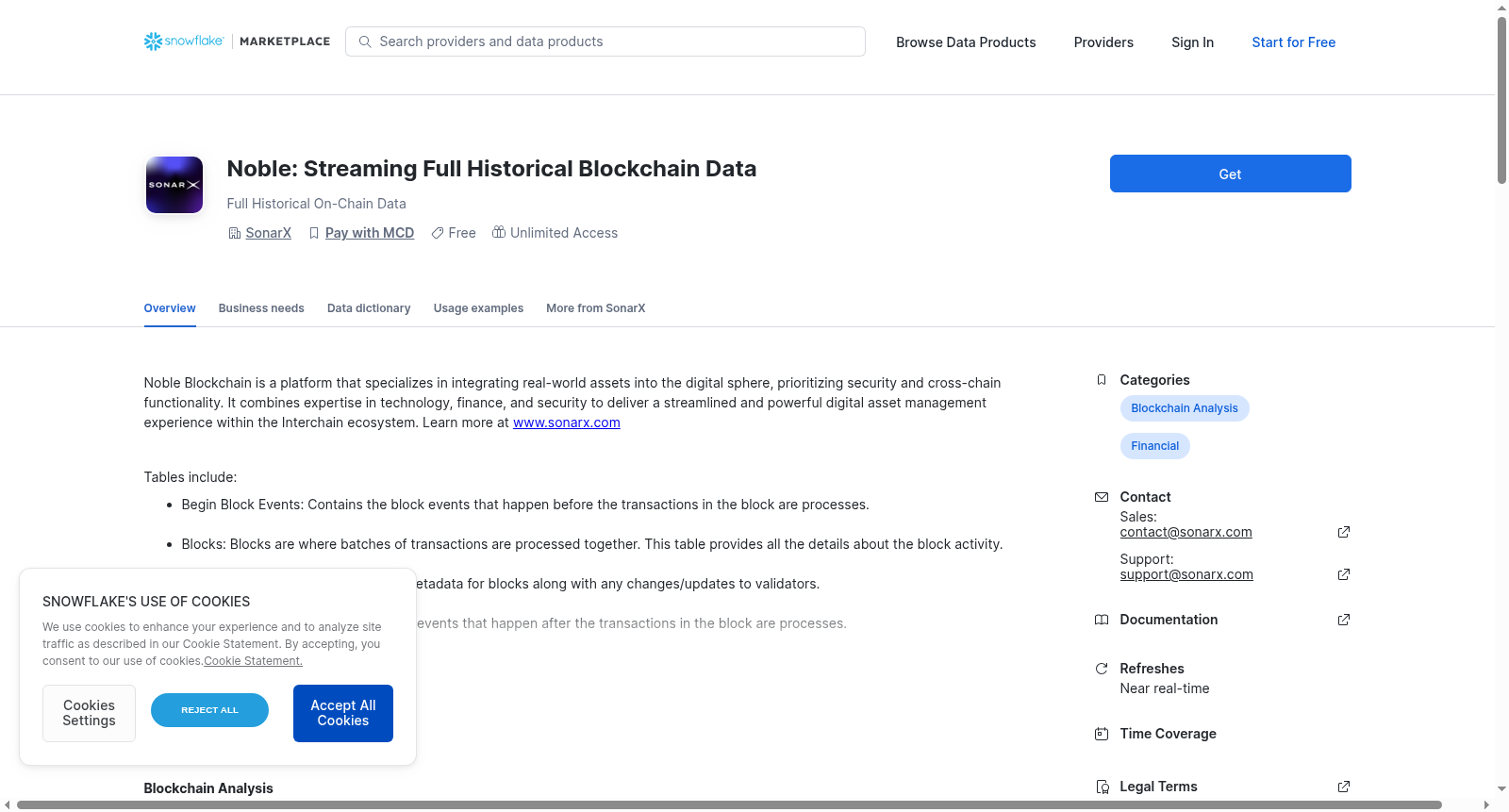 Noble: Streaming Full Historical Blockchain Data 数据集图片