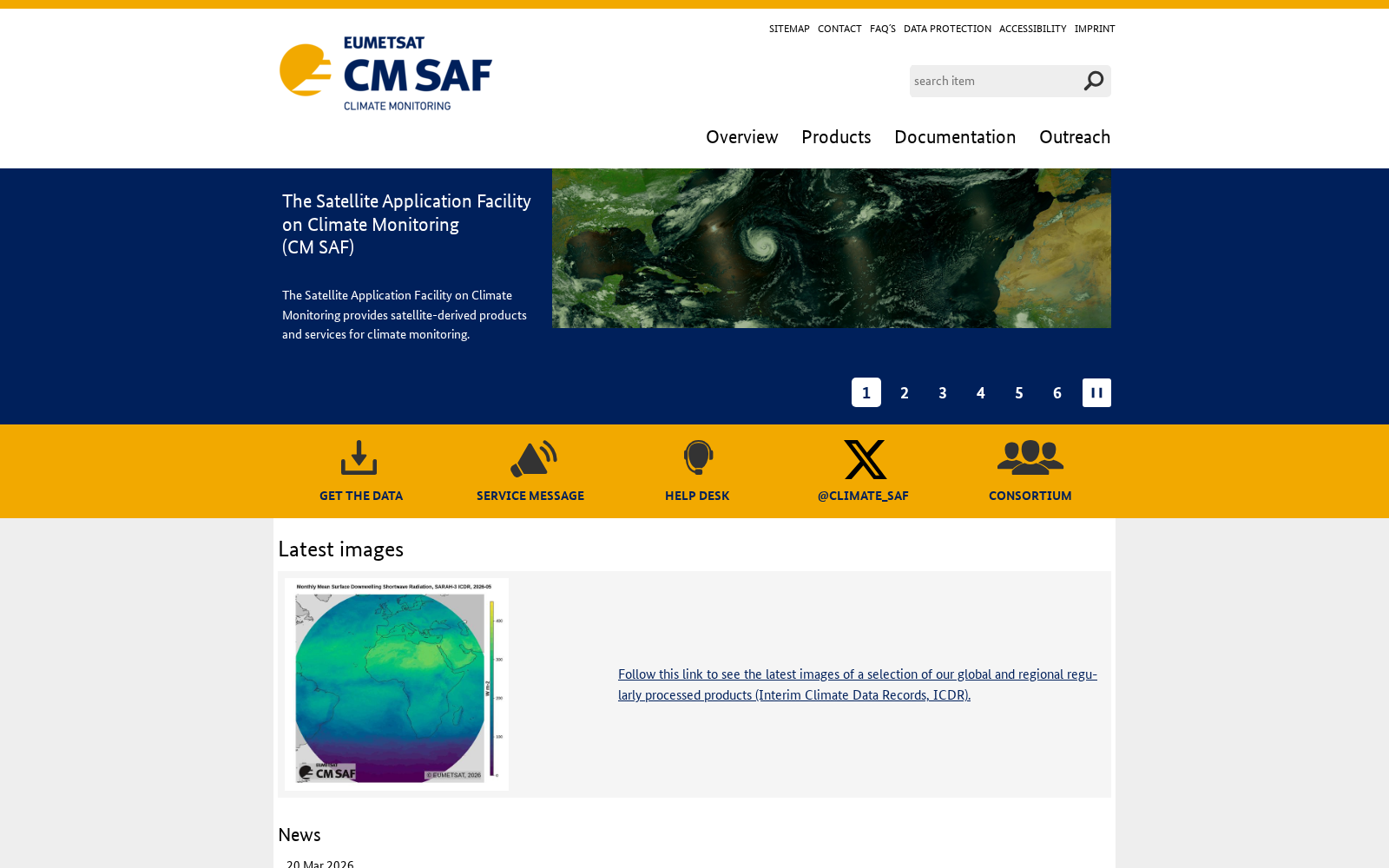 Satellite Application Facility on Climate Monitoring 数据集图片