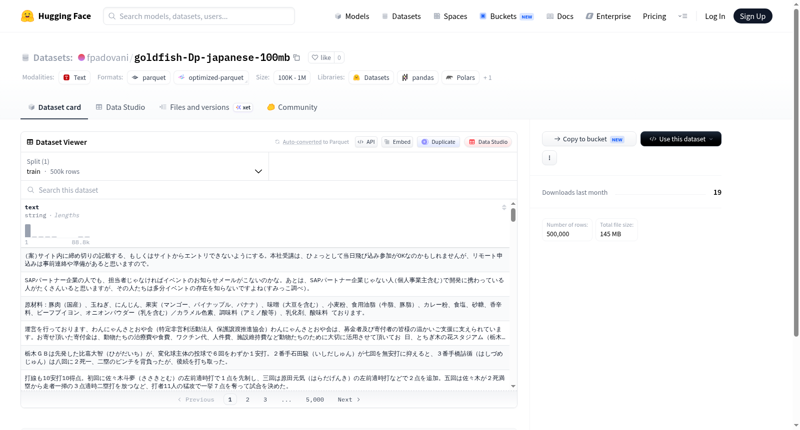 fpadovani/goldfish-Dp-japanese-100mb 数据集图片