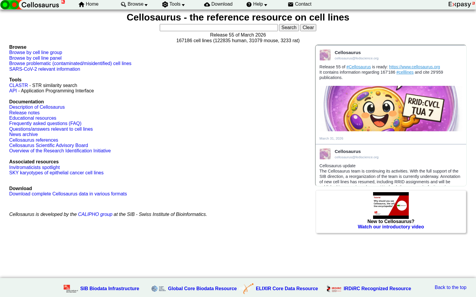 Cellosaurus 数据集图片
