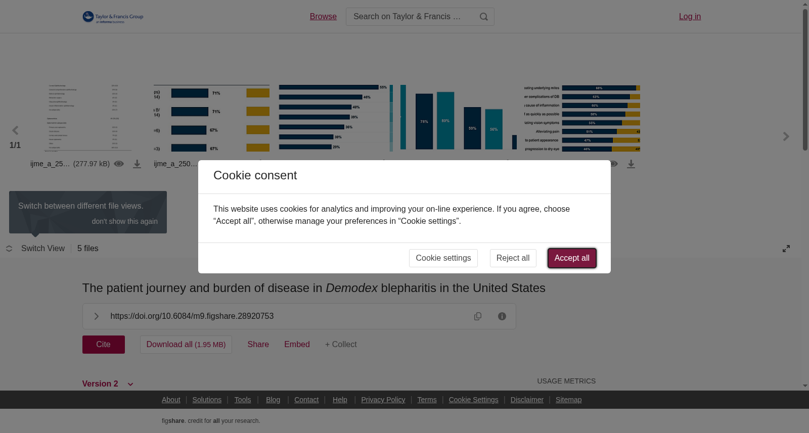 The patient journey and burden of disease in <i>Demodex</i> blepharitis in the United States 数据集图片