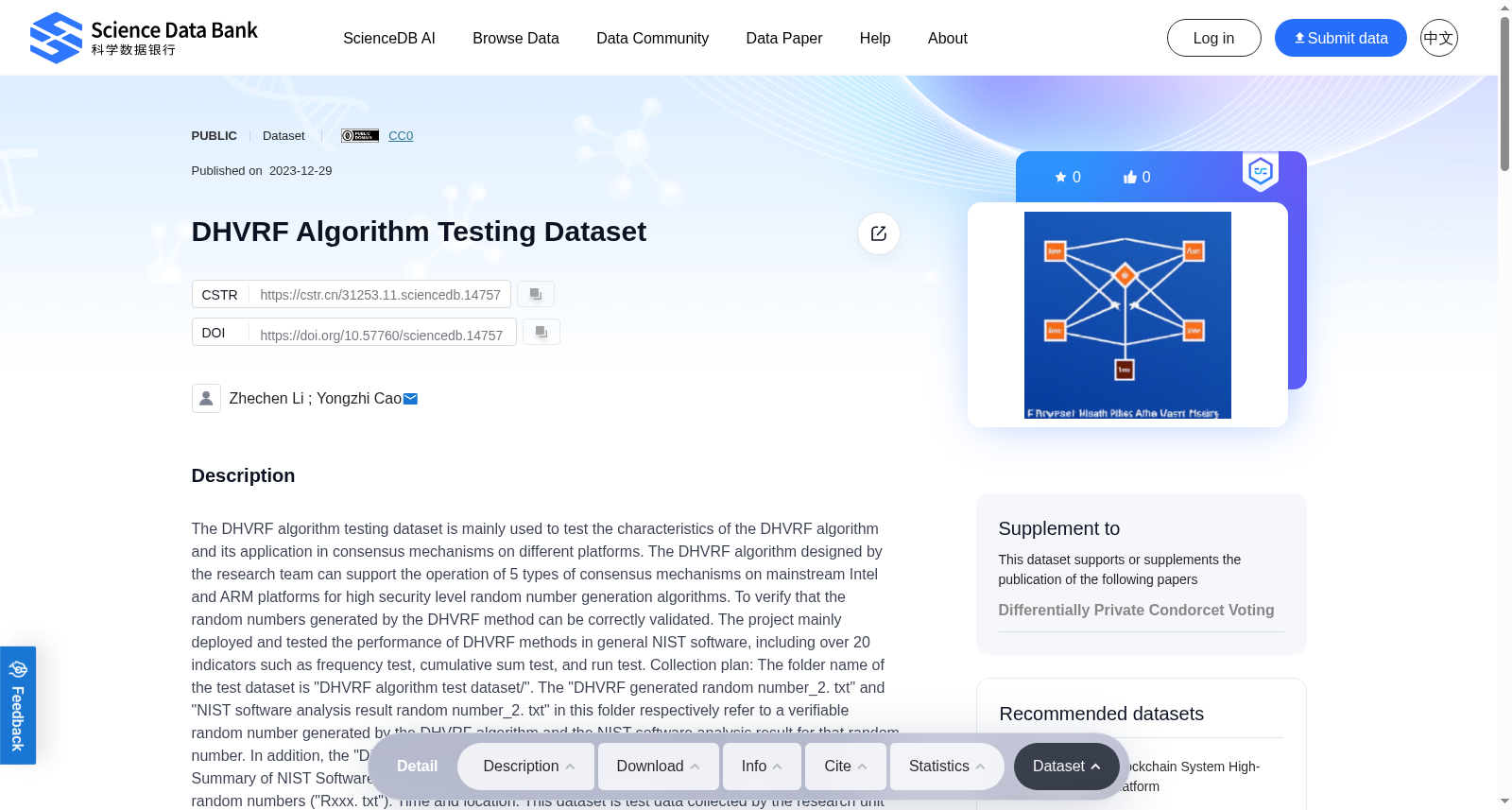 DHVRF Algorithm Testing Dataset 数据集图片