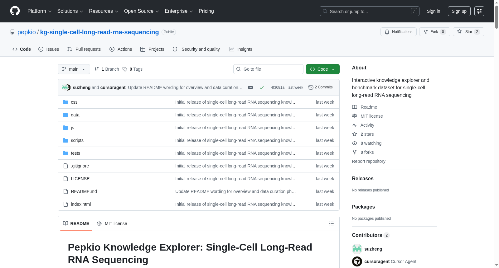 Pepkio Knowledge Explorer: Single-Cell Long-Read RNA Sequencing Benchmark Q&A Dataset 数据集图片