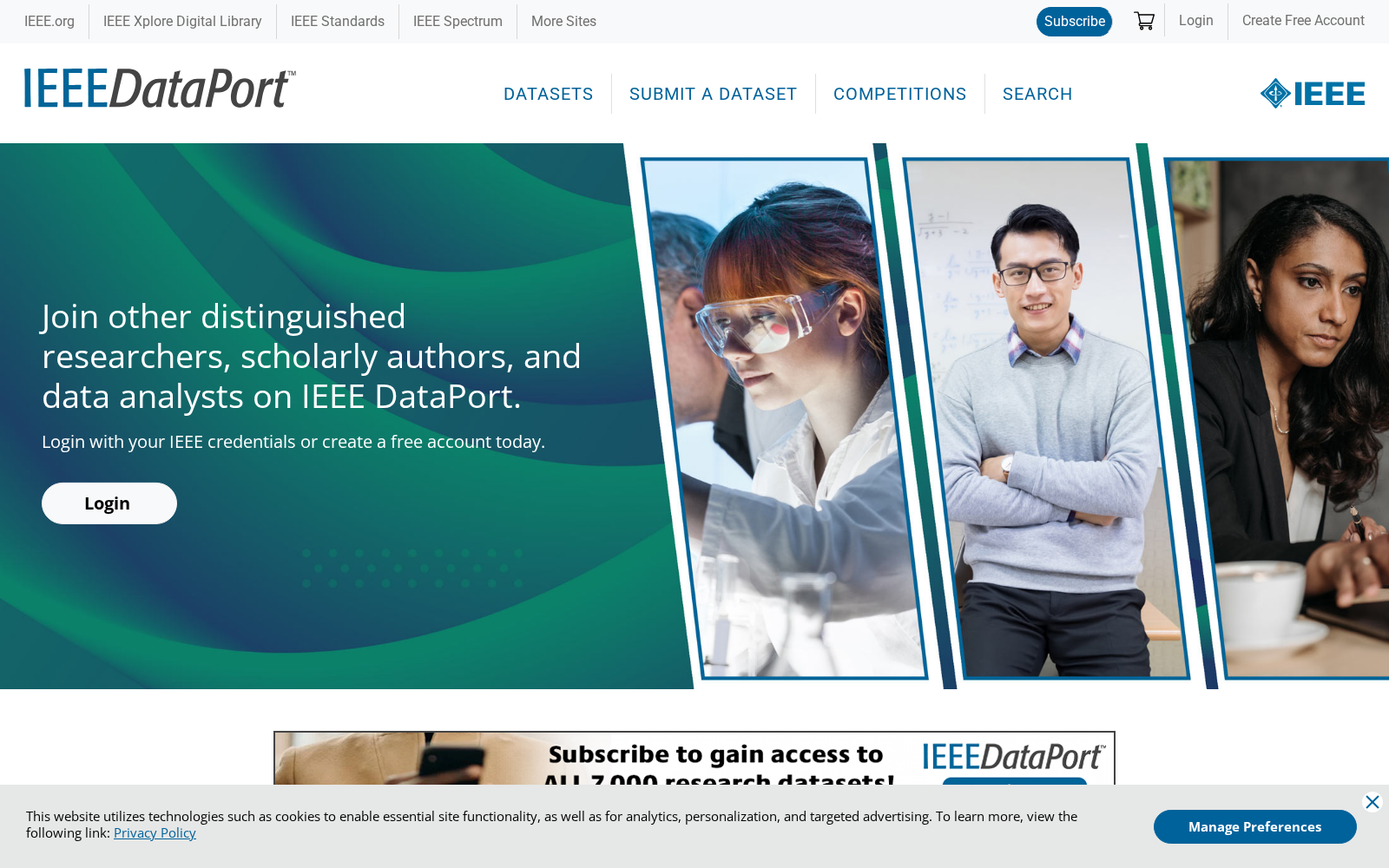 IEEE DataPort™ 数据集图片