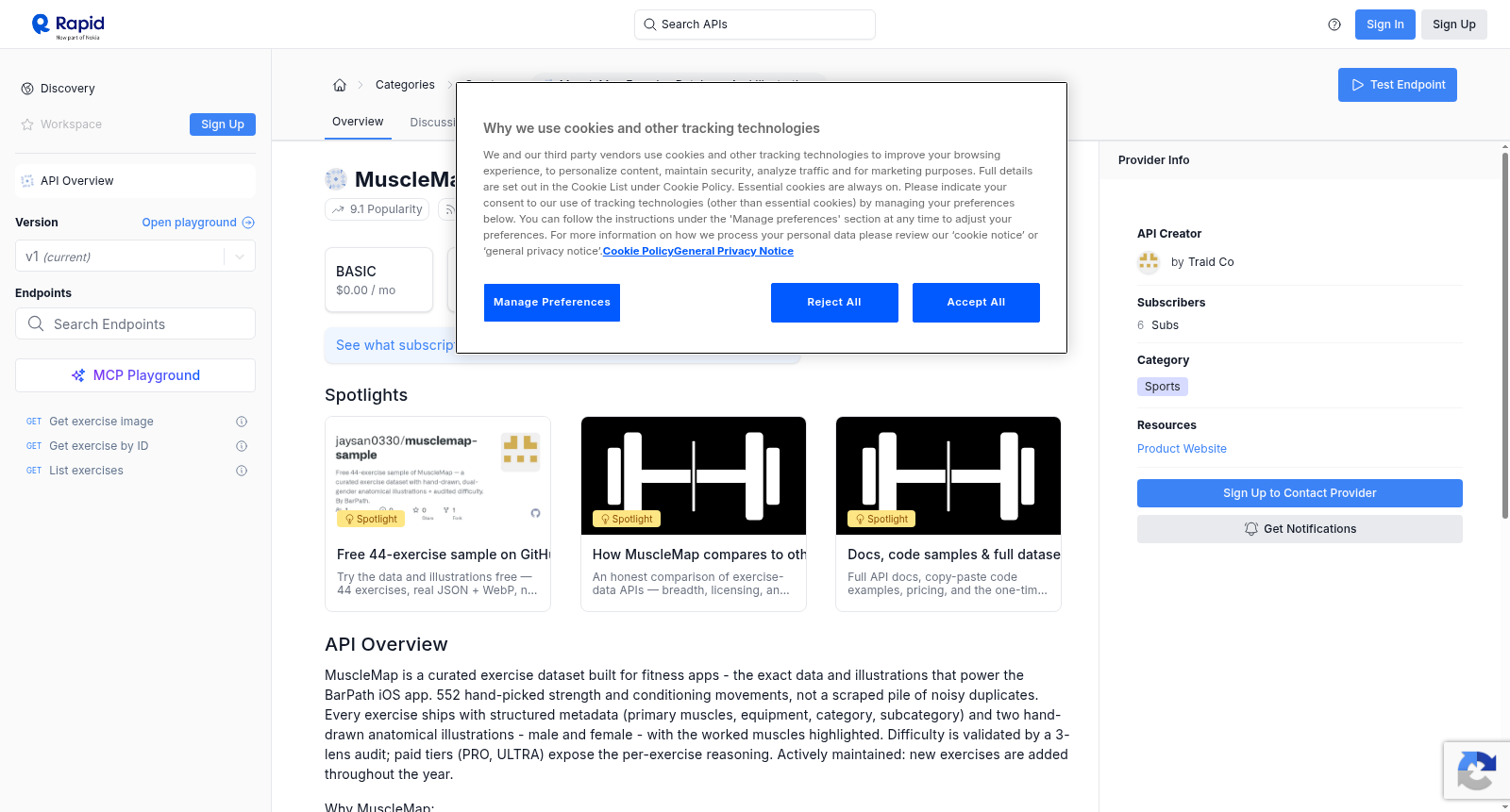 MuscleMap Exercise Database and Illustrations 数据集图片