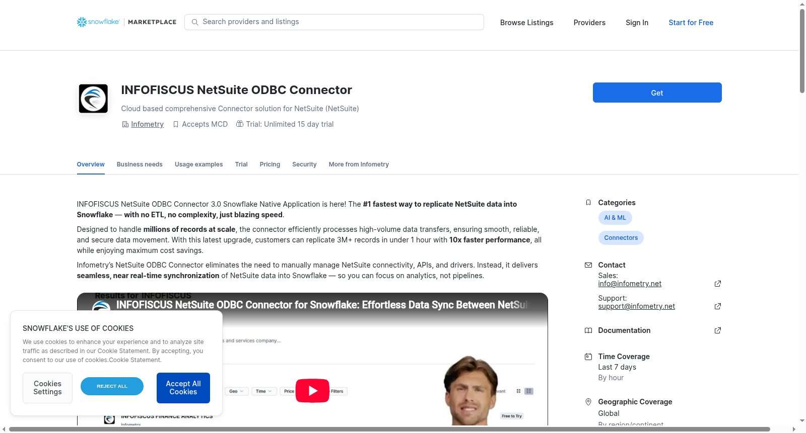 INFOFISCUS NetSuite ODBC Connector 数据集图片