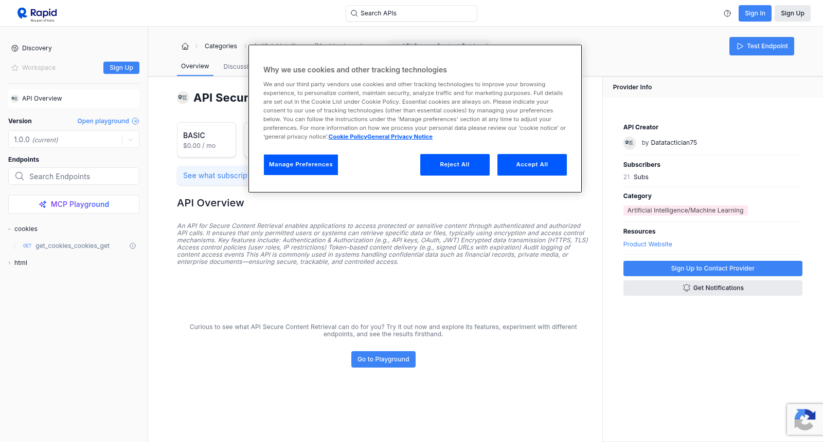 API Secure Content Retrieval 数据集图片