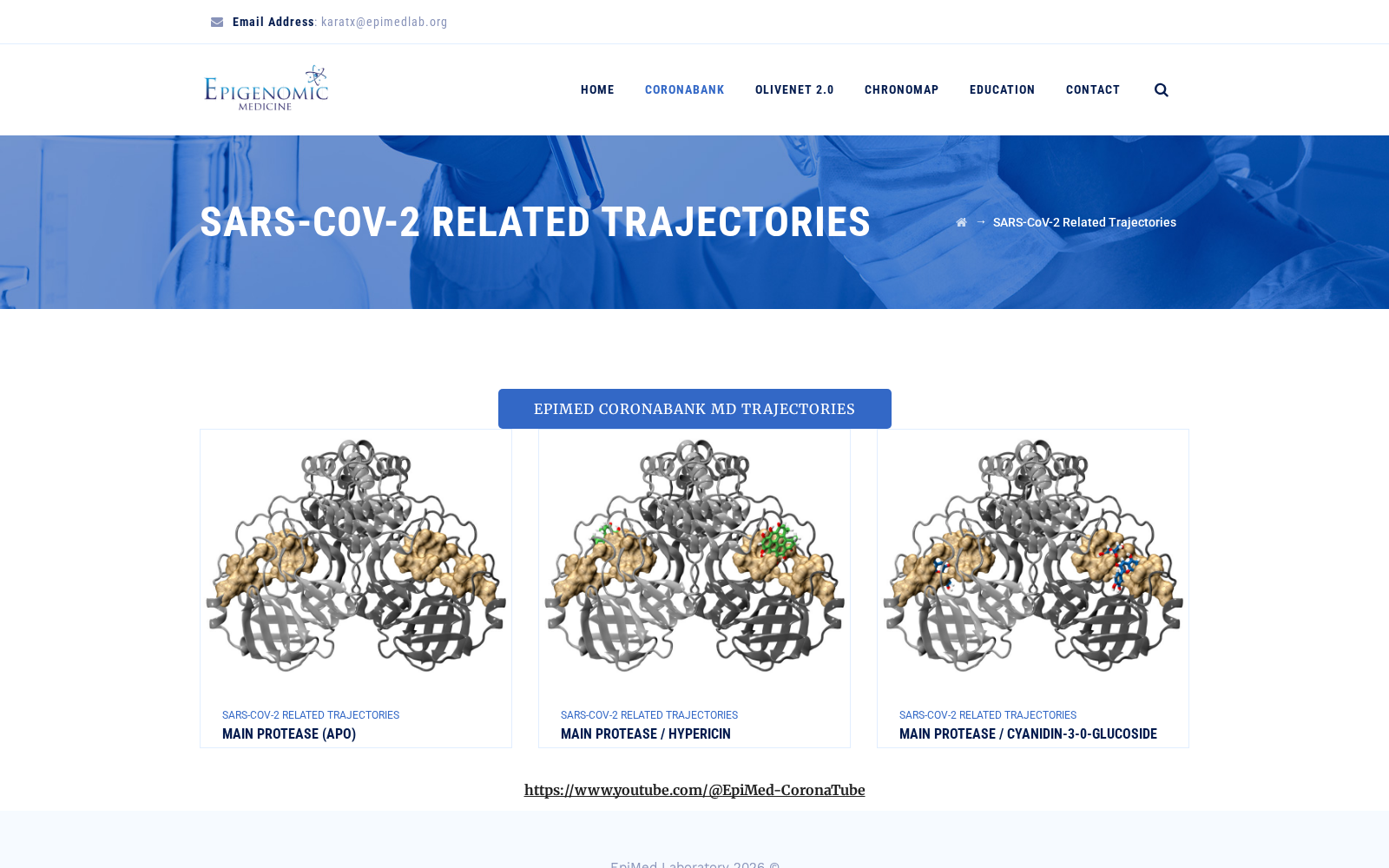 SARS-COV-2 RELATED TRAJECTORIES 数据集图片