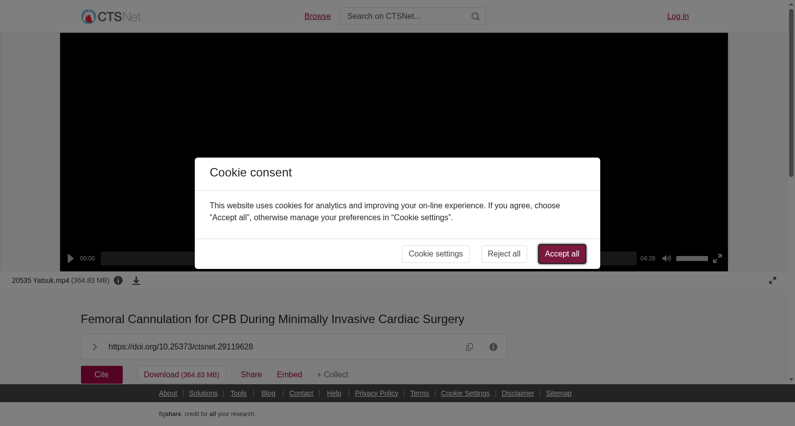 Femoral Cannulation for CPB During Minimally Invasive Cardiac Surgery 数据集图片