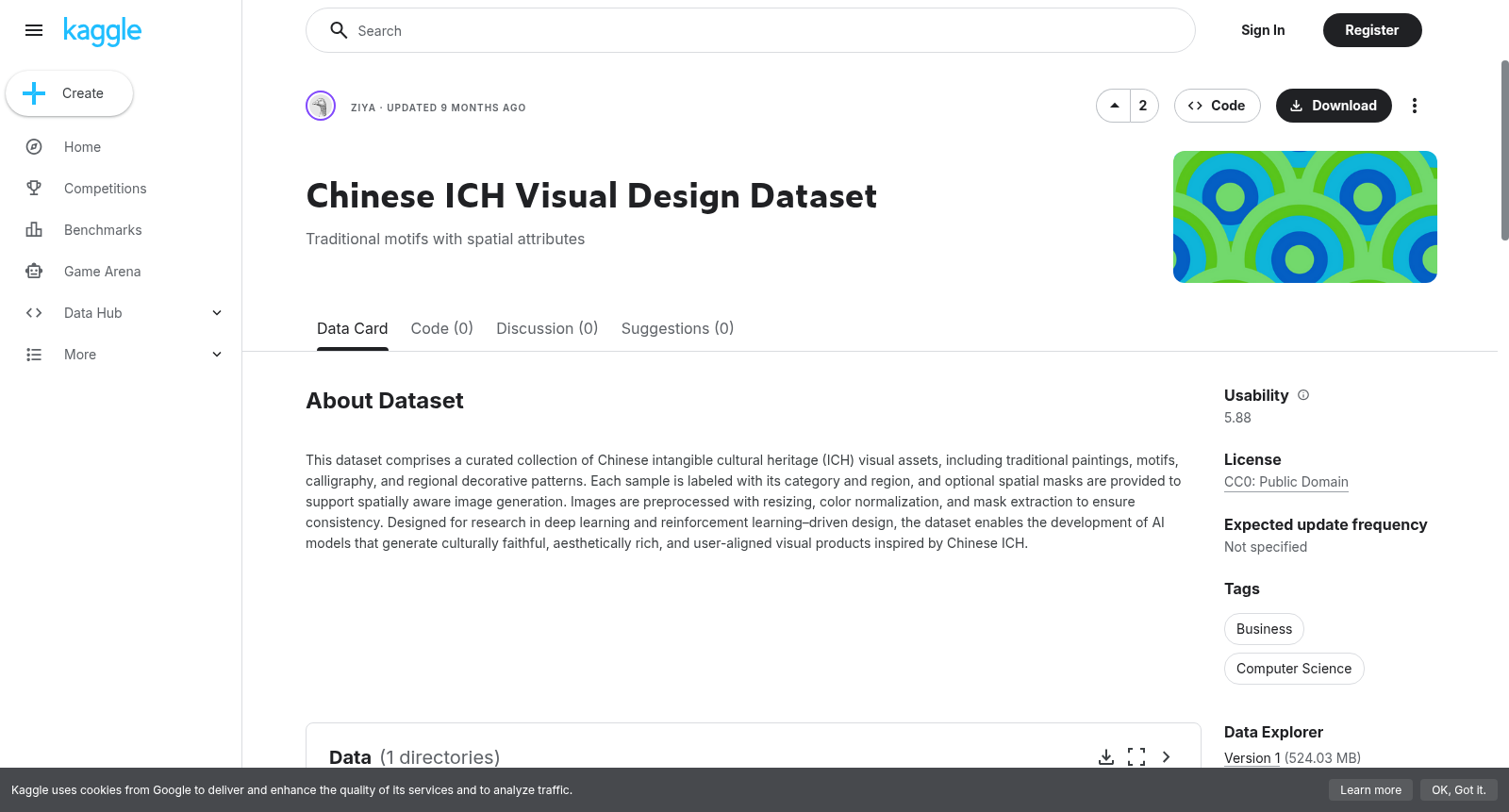Chinese ICH Visual Design Dataset 数据集图片