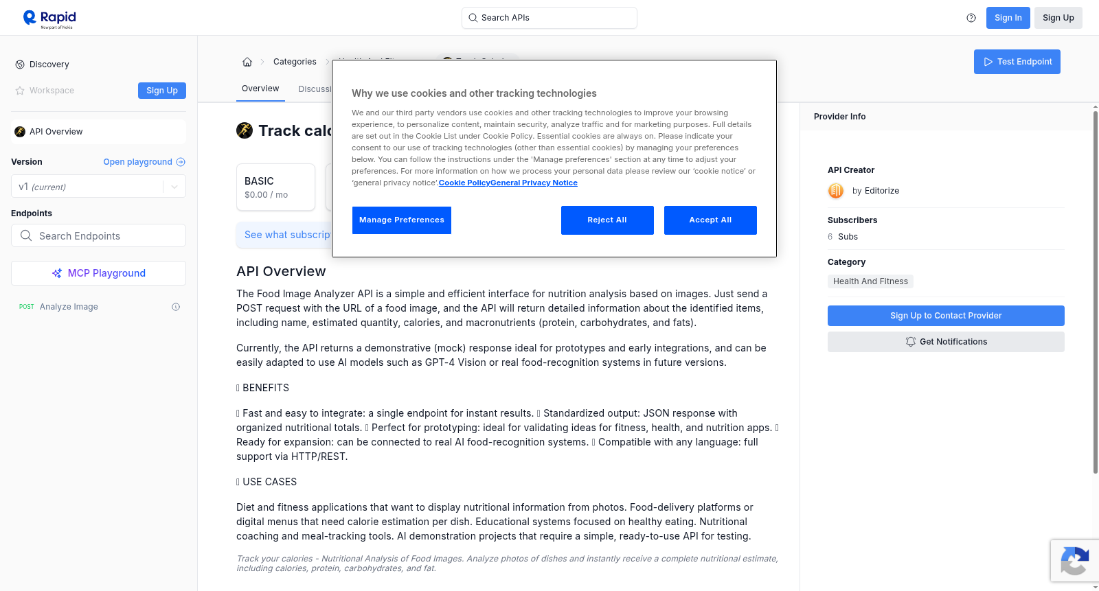 Track calories 数据集图片