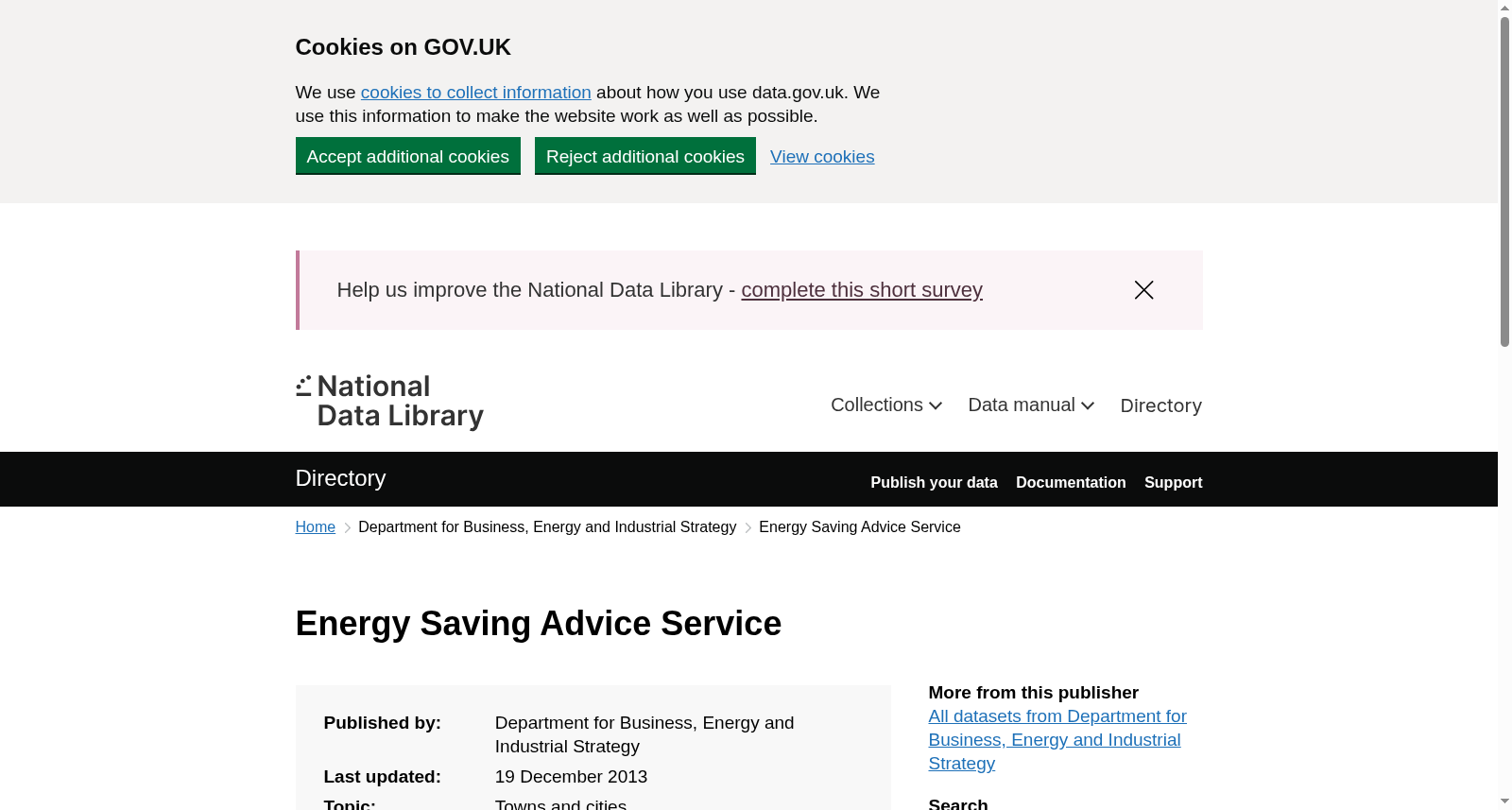 Energy Saving Advice Service 数据集图片
