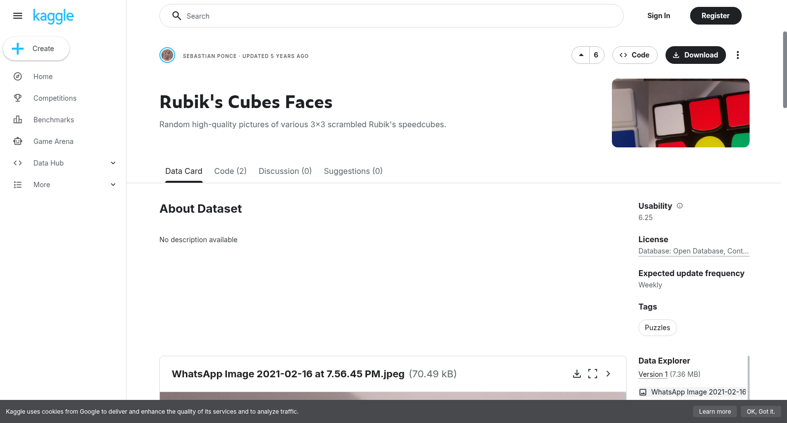 Rubik's Cubes Faces 数据集图片