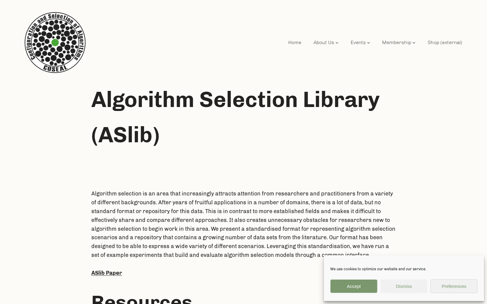 Algorithm Selection Library 数据集图片