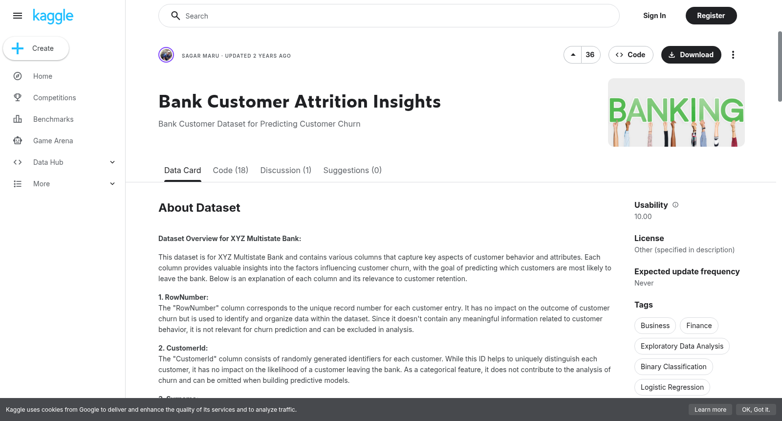 Bank Customer Attrition Insights 数据集图片