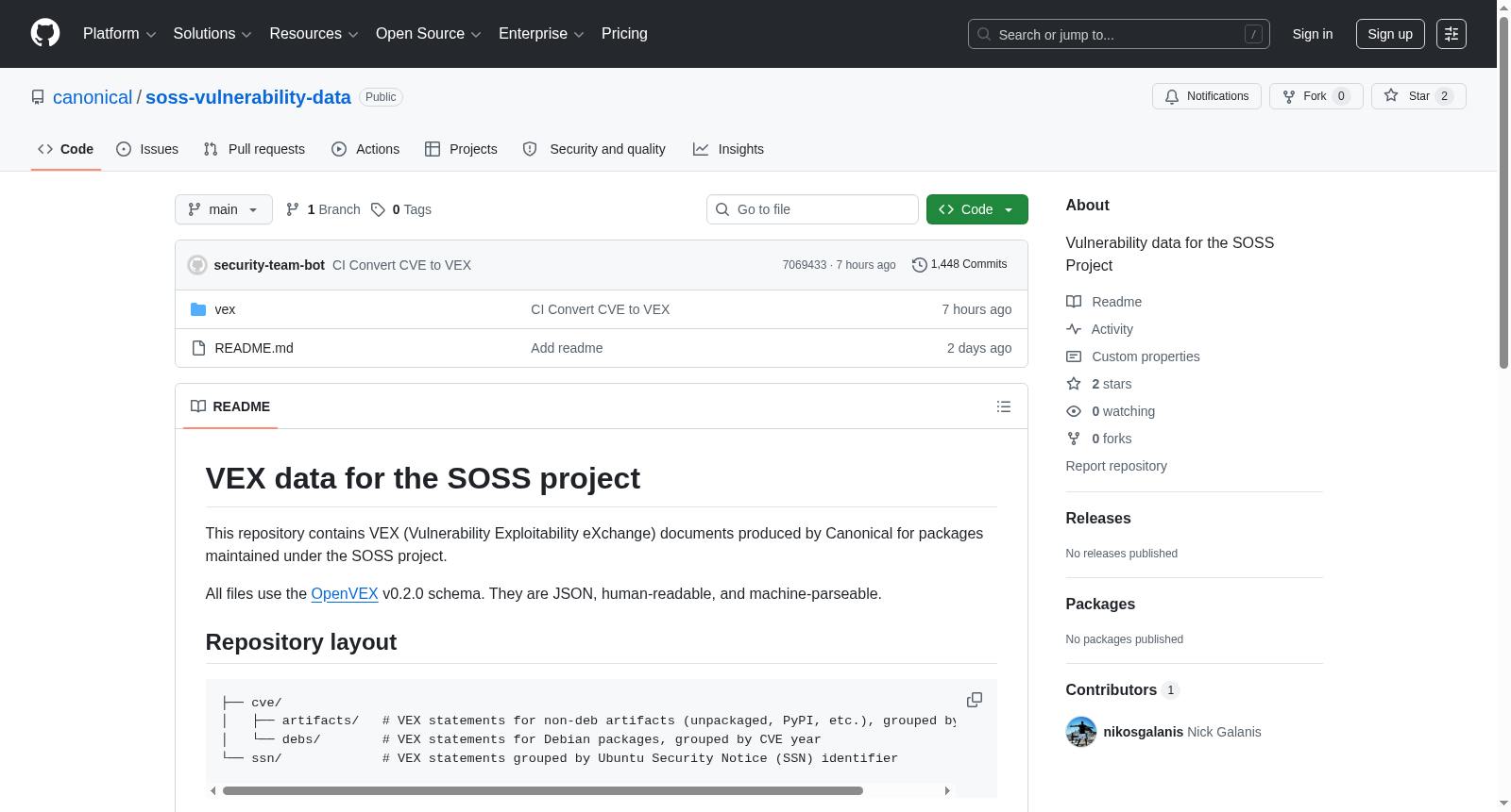 SOSS VEX Vulnerability Data 数据集图片