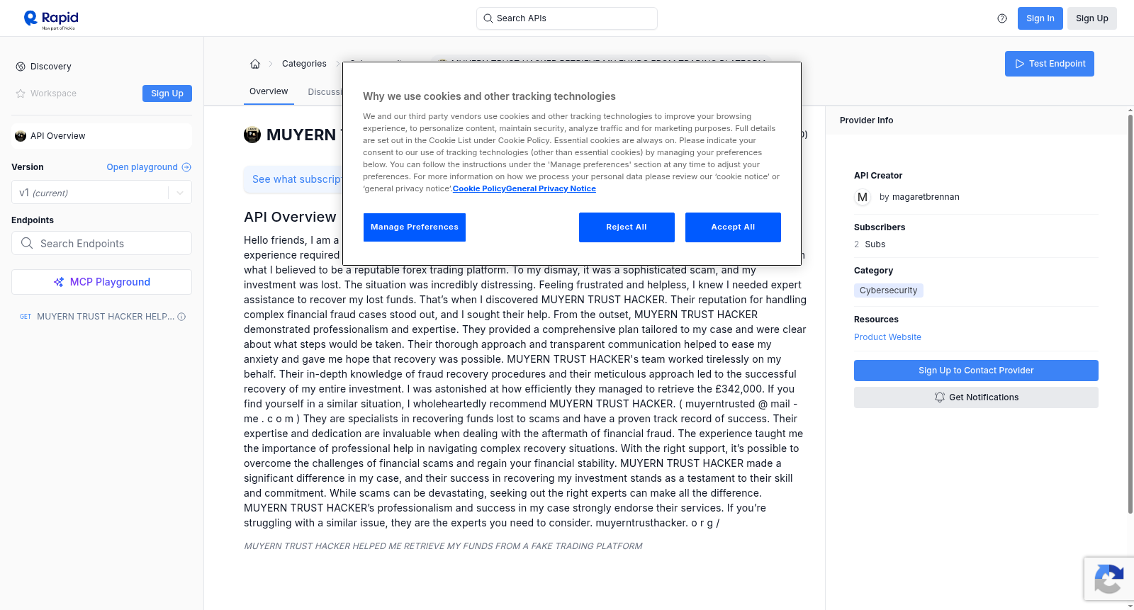 MUYERN TRUST HACKER RETRIEVE MY FUNDS FROM TRADING PLATFORM 数据集图片
