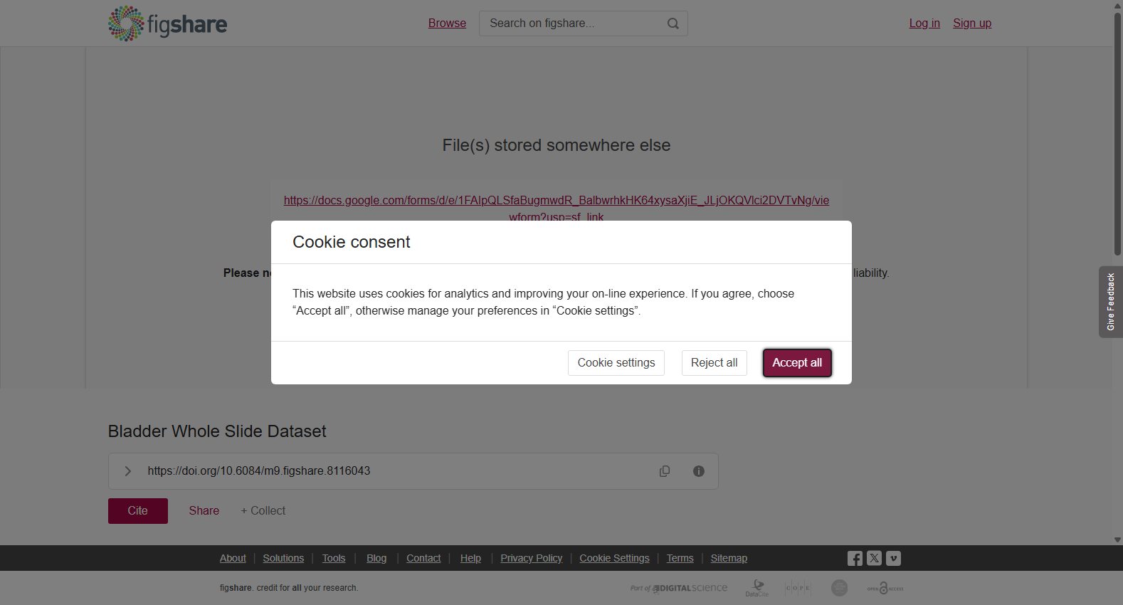 Bladder Whole Slide Dataset