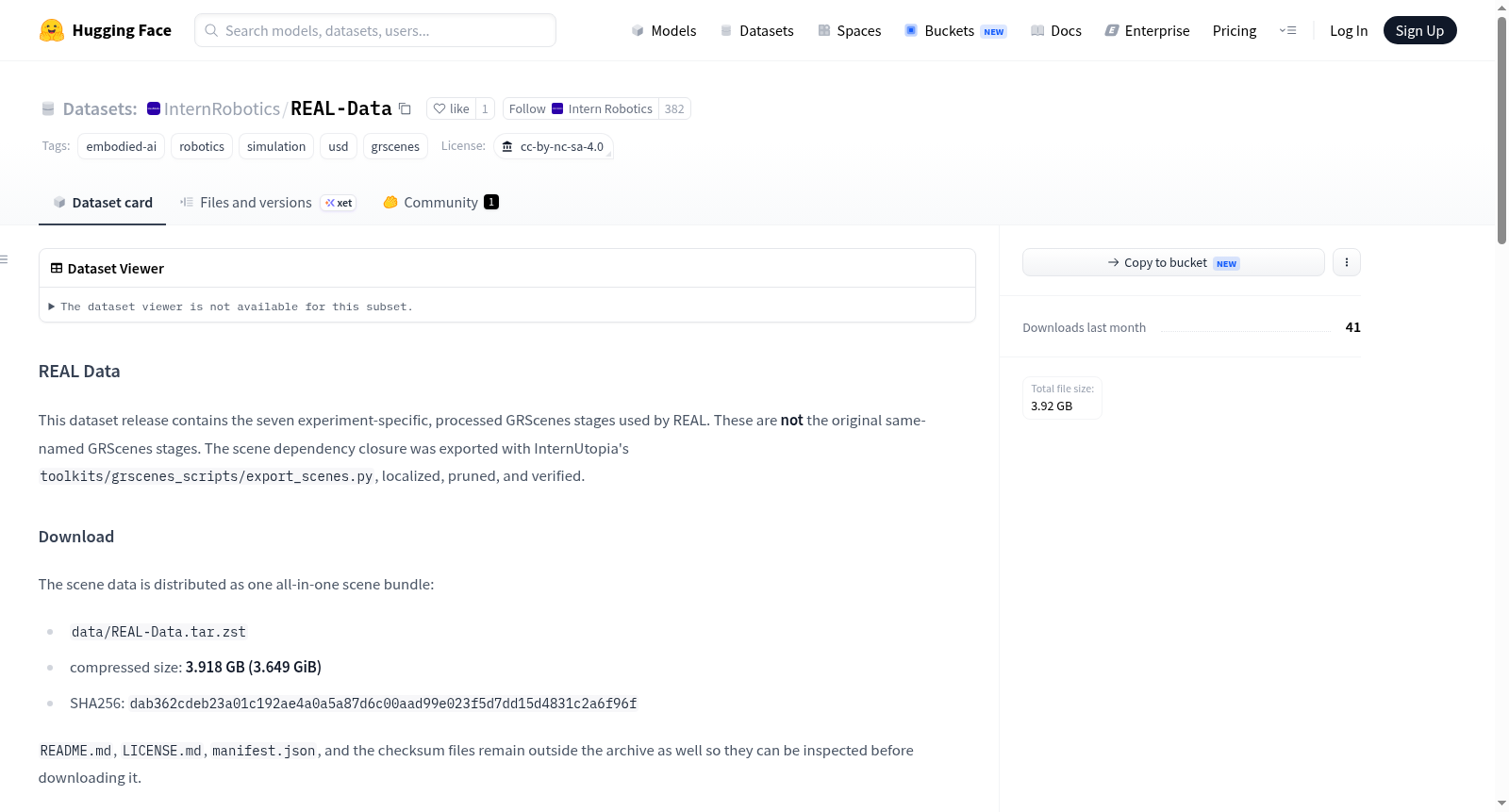 InternRobotics/REAL-Data 数据集图片