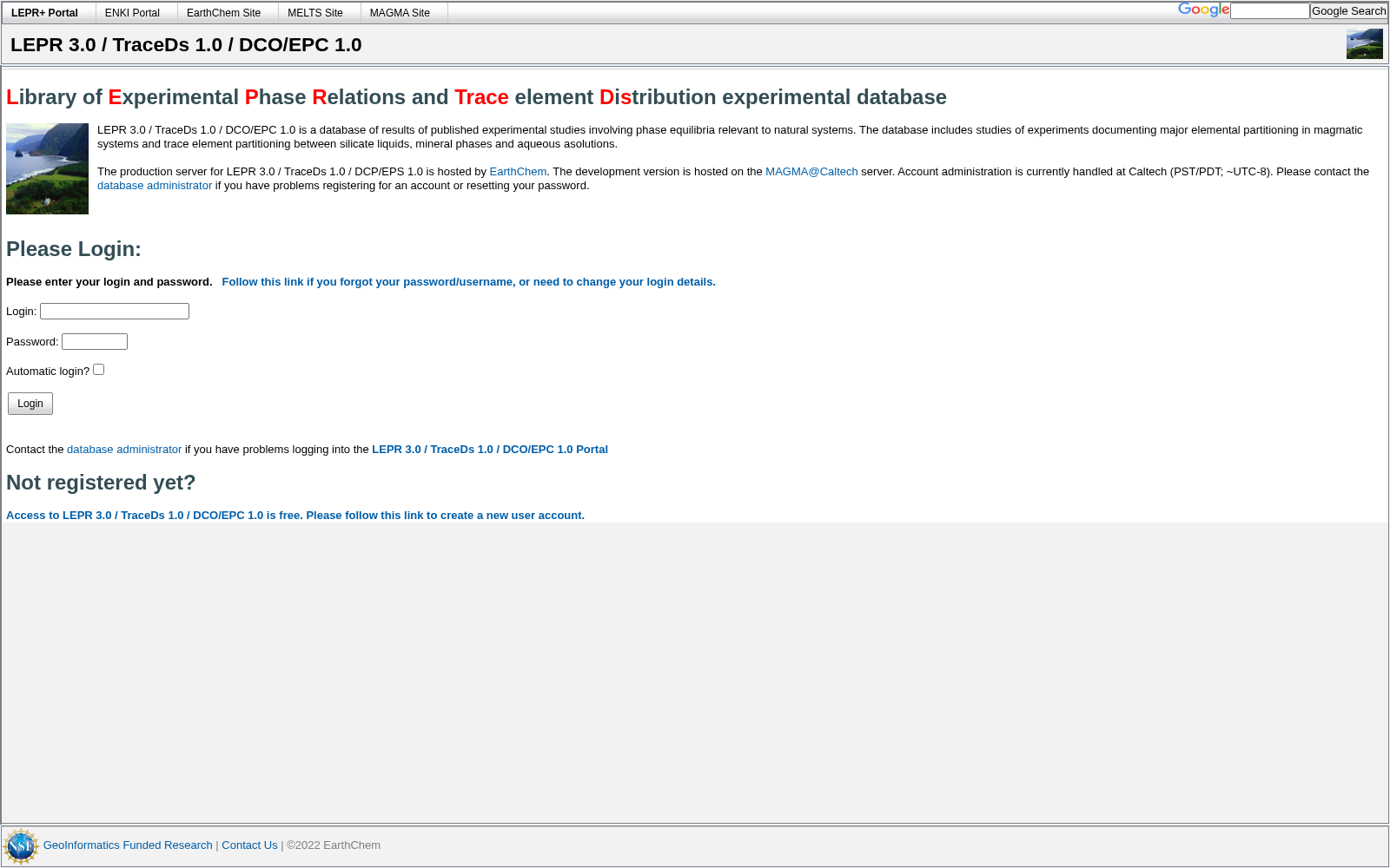 Library of Experimental Phase Relations and Trace element Distribution experimental database 数据集图片