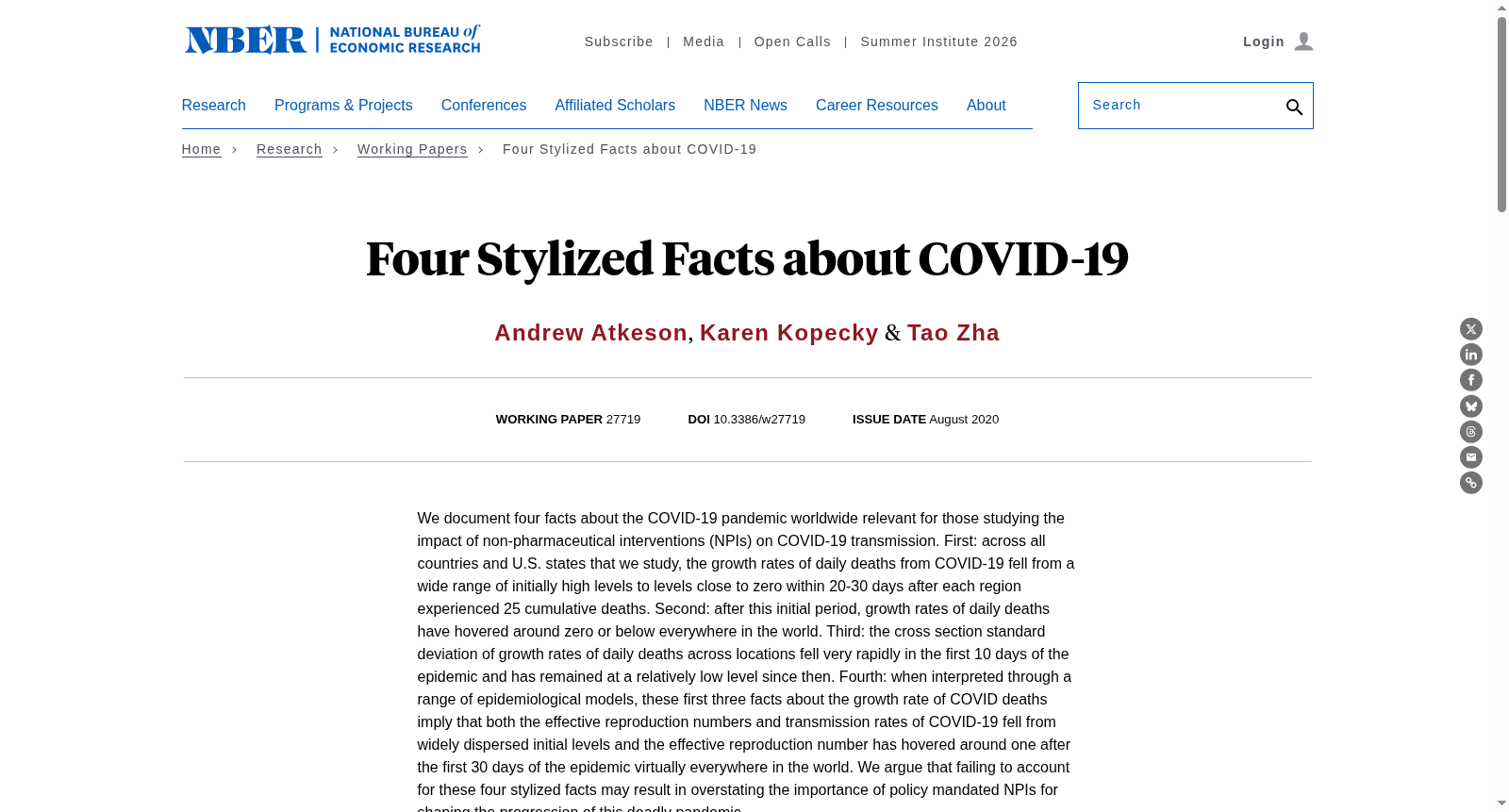 Four Stylized Facts about COVID-19 数据集图片