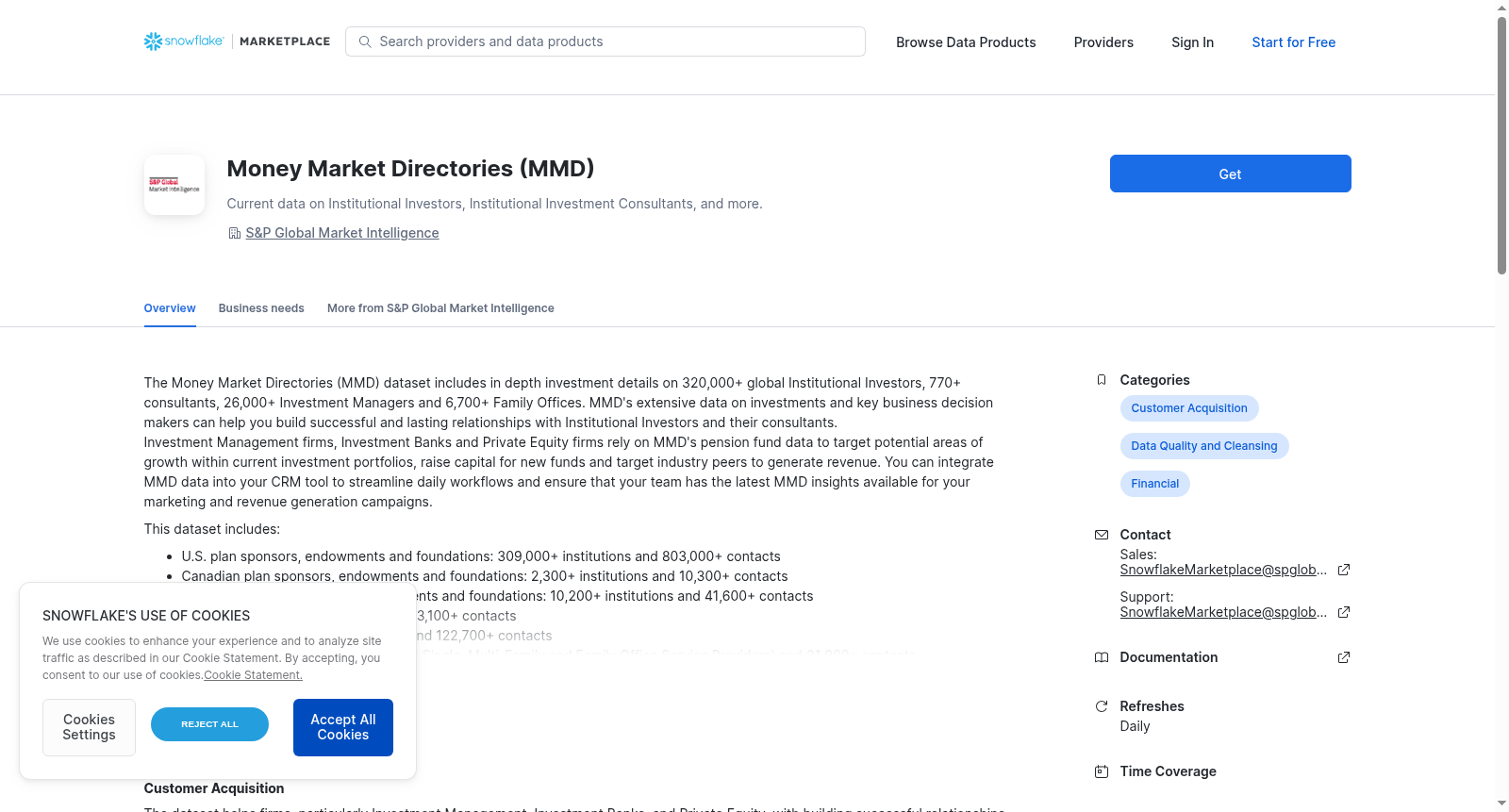 Money Market Directories (MMD) 数据集图片