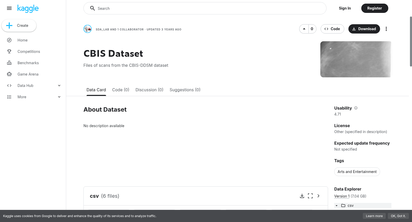CBIS Dataset 数据集图片
