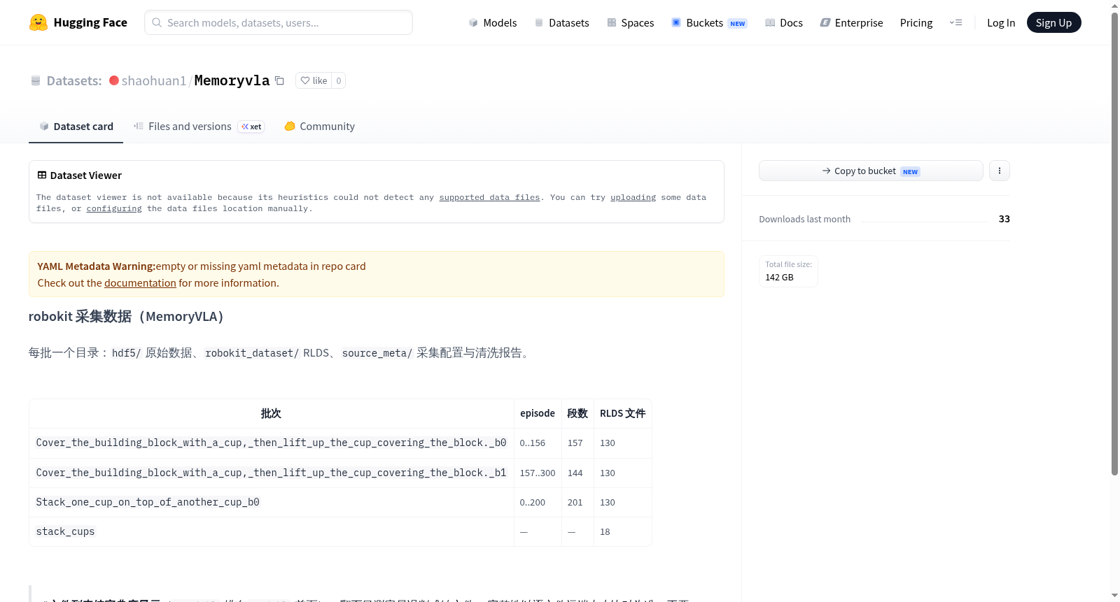 Memoryvla 数据集图片