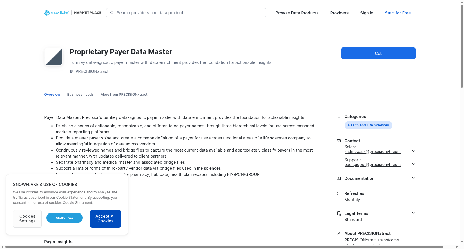 Proprietary Payer Data Master 数据集图片