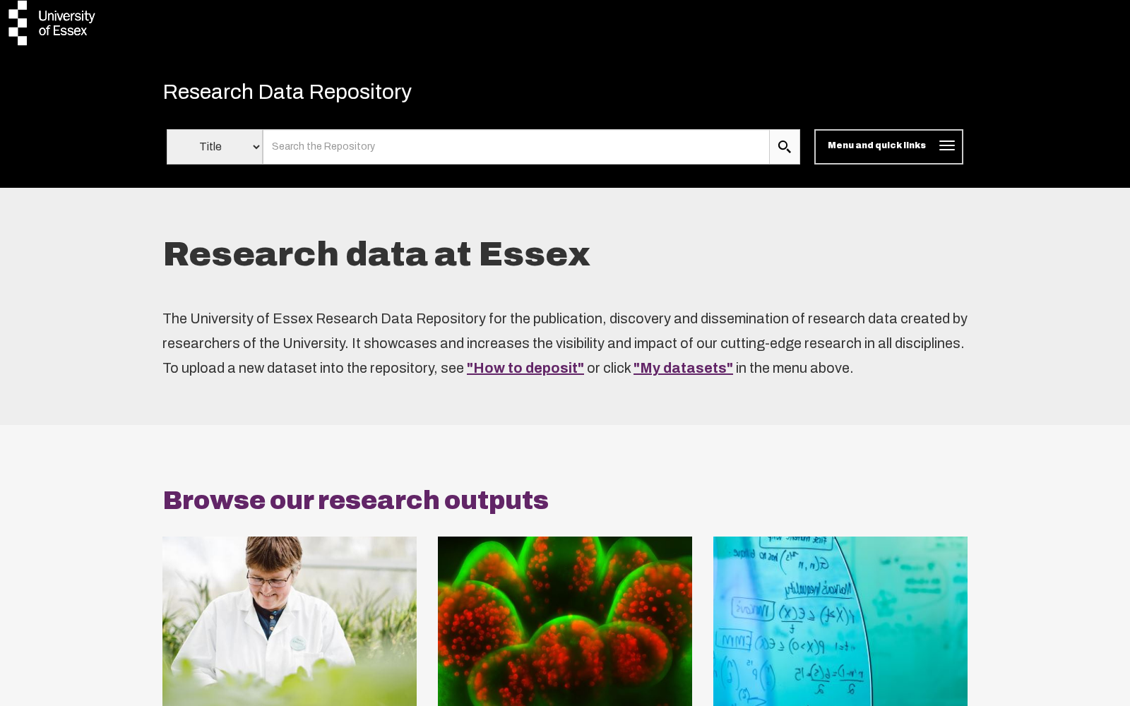 Research Data at Essex 数据集图片