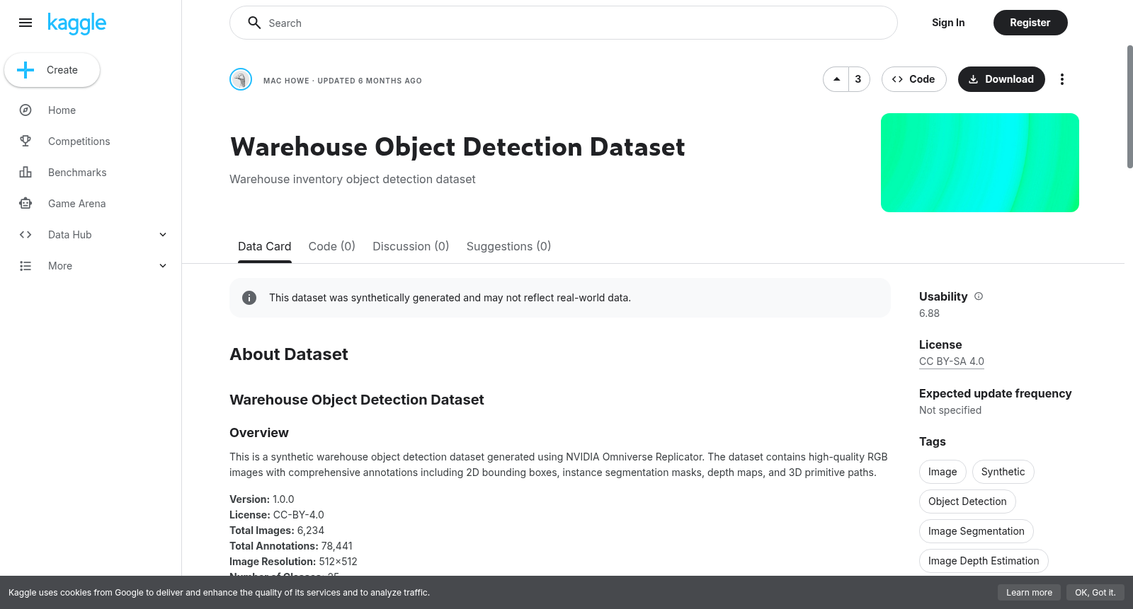 Warehouse Object Detection Dataset 数据集图片