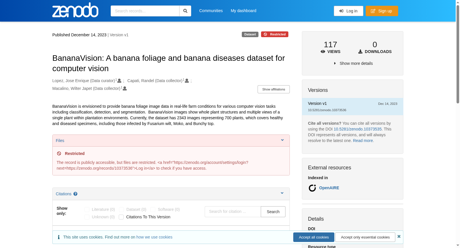 BananaVision: A banana foliage and banana diseases dataset for computer vision 数据集图片