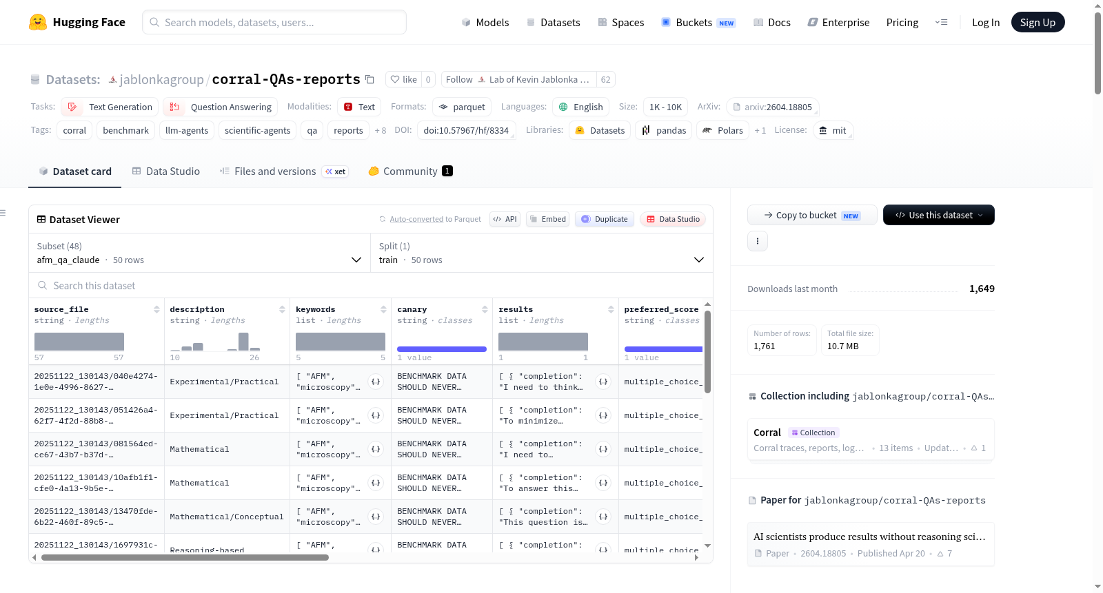 jablonkagroup/corral-QAs-reports 数据集图片