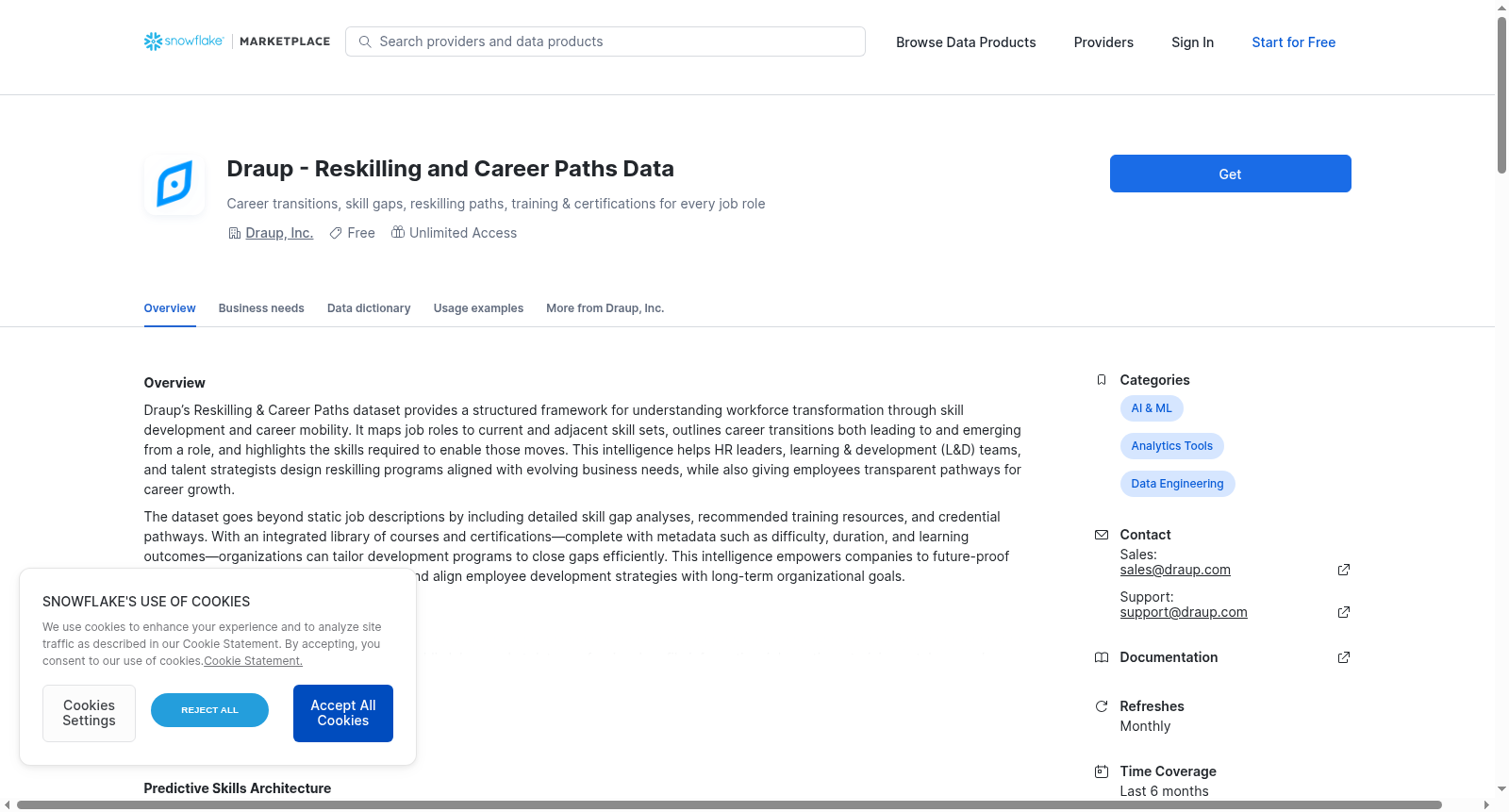 Draup - Reskilling and Career Paths Data 数据集图片