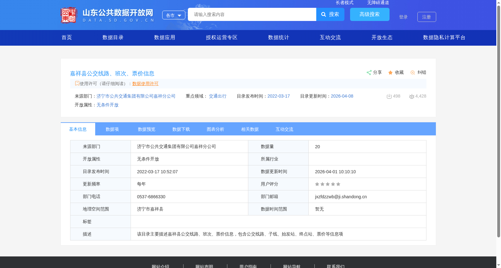 嘉祥县公交线路、班次、票价信息 数据集图片
