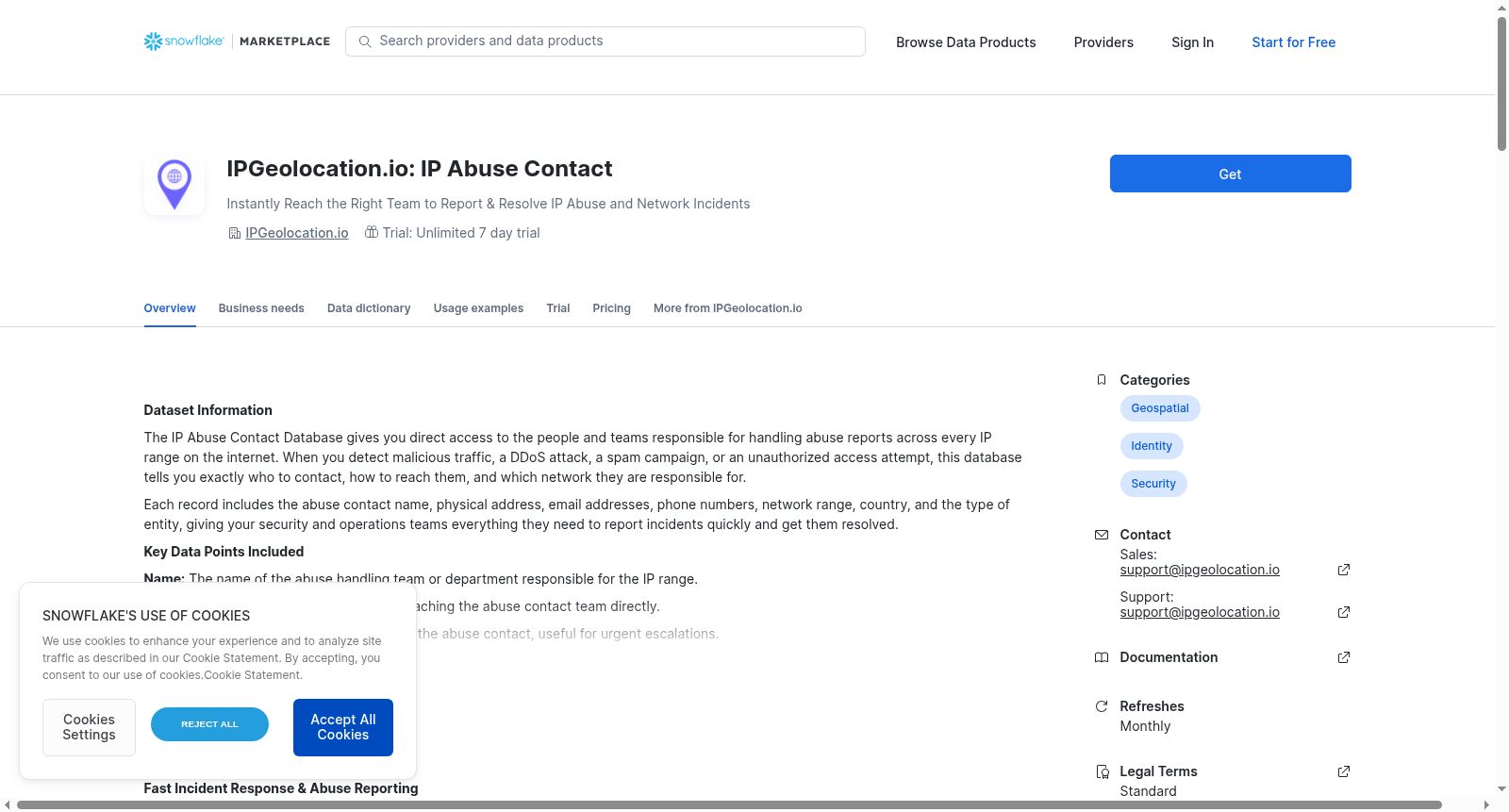 IPGeolocation.io: IP Abuse Contact 数据集图片